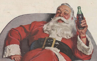 Haddon Sundblom (1899-1976) “The Pause that Refreshes” Ad illustration for Coca-Cola