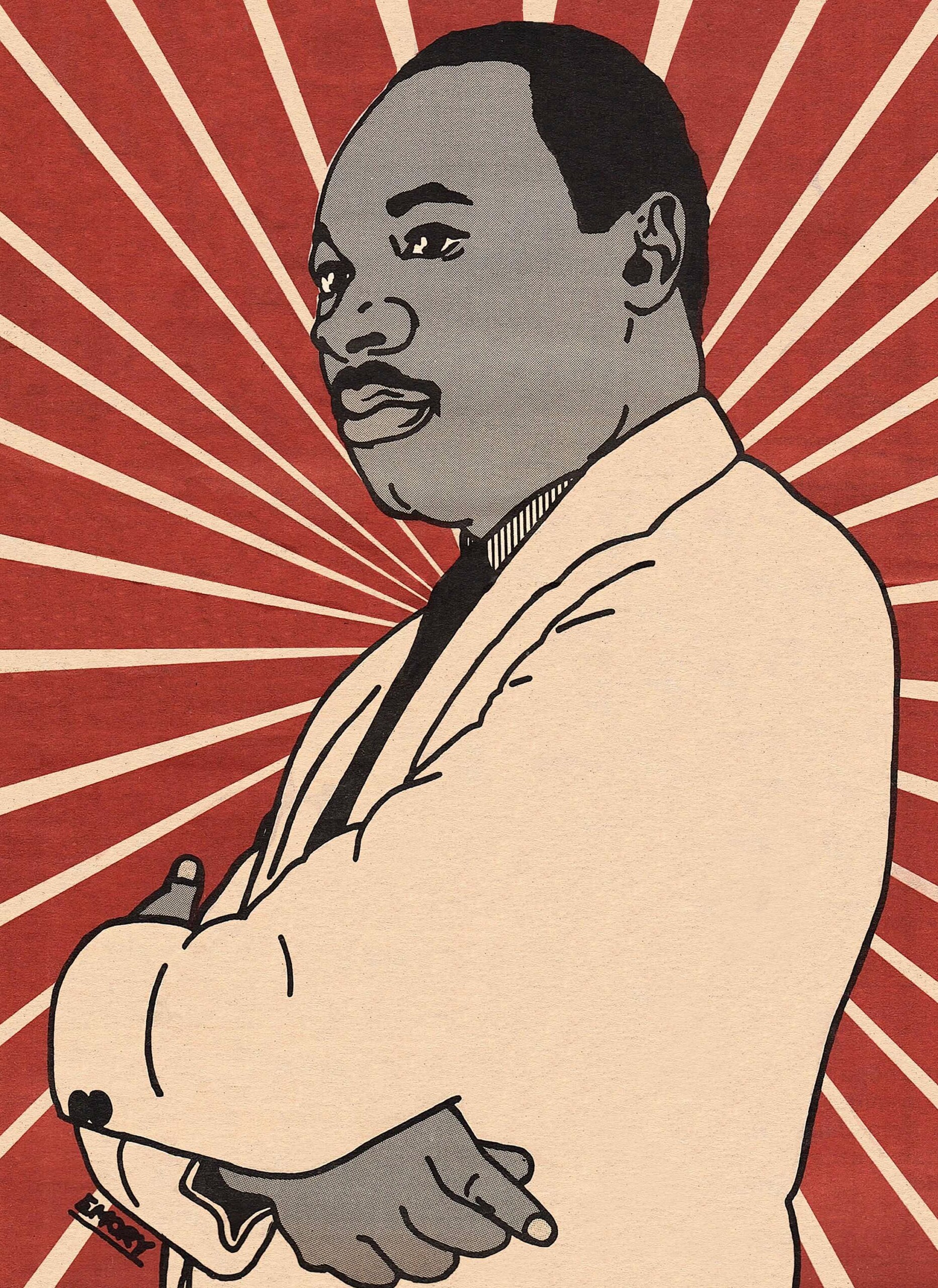 Emory Douglas - Martin Luther King, Jr., 1993